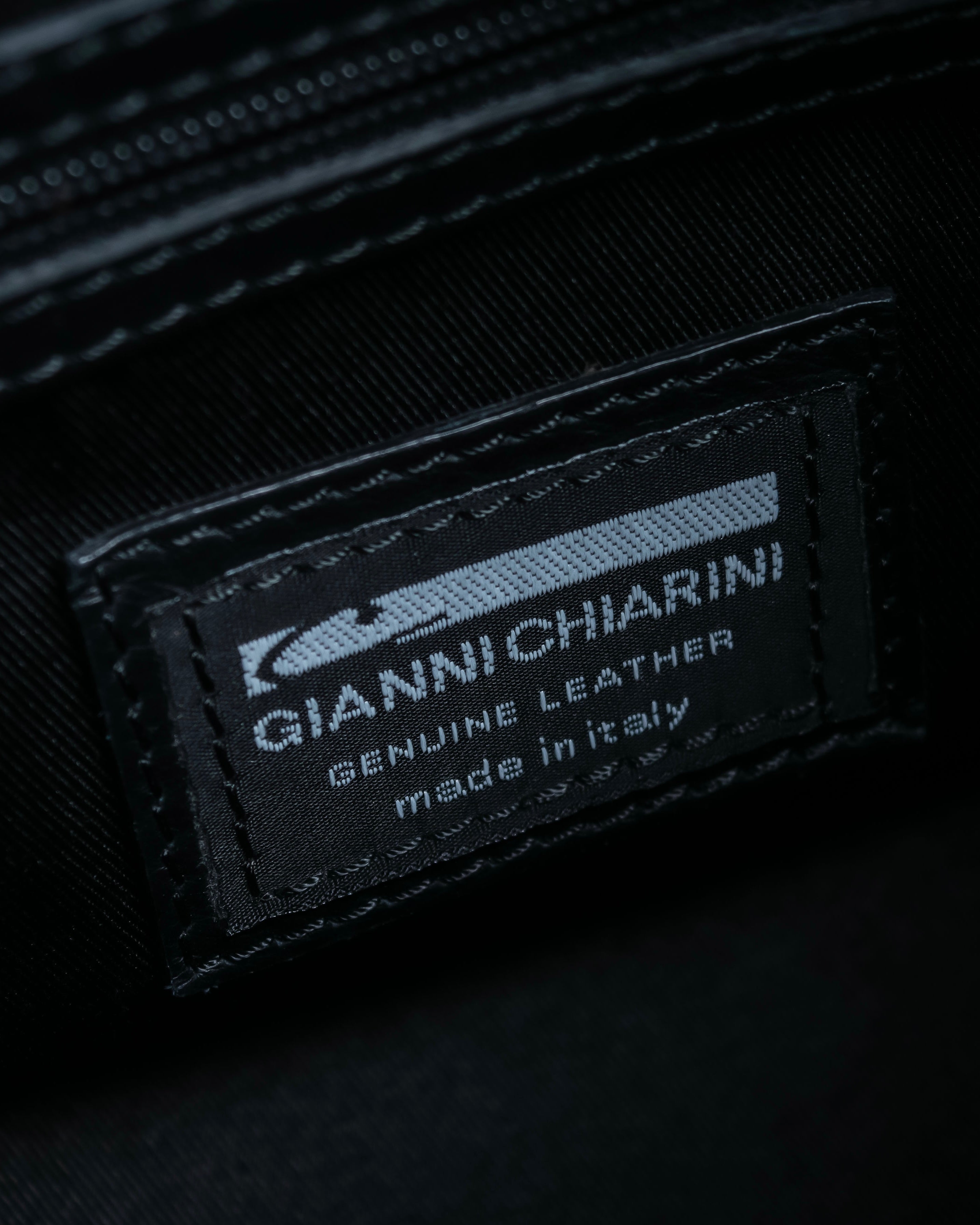 "GIANNI CHIARINI" High quality leather 2way shoulder bag