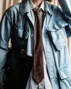 "CHANEL" Paisley pattern silk necktie