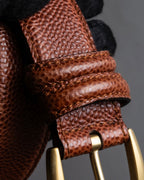 "Salvatore Ferragamo" Gancini motif chain design leather belt