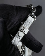 "MAISON MARGIELA" 5AC small white color 2way leather bag