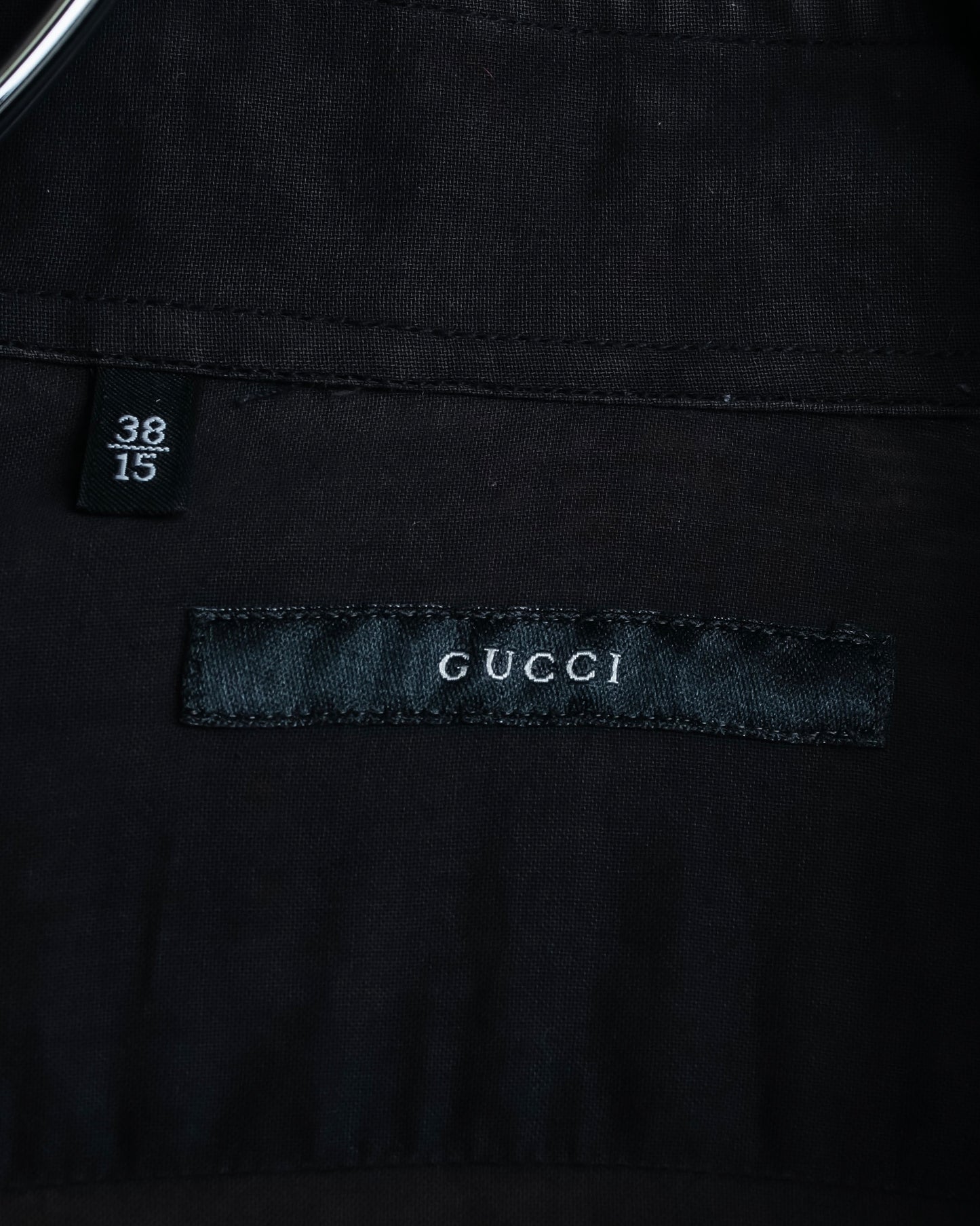 "GUCCI" See-through design cotton shirt