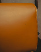 -SPECIAL- "HERMES" 70's-80's Vintage Lydie leather shoulder clutch bag
