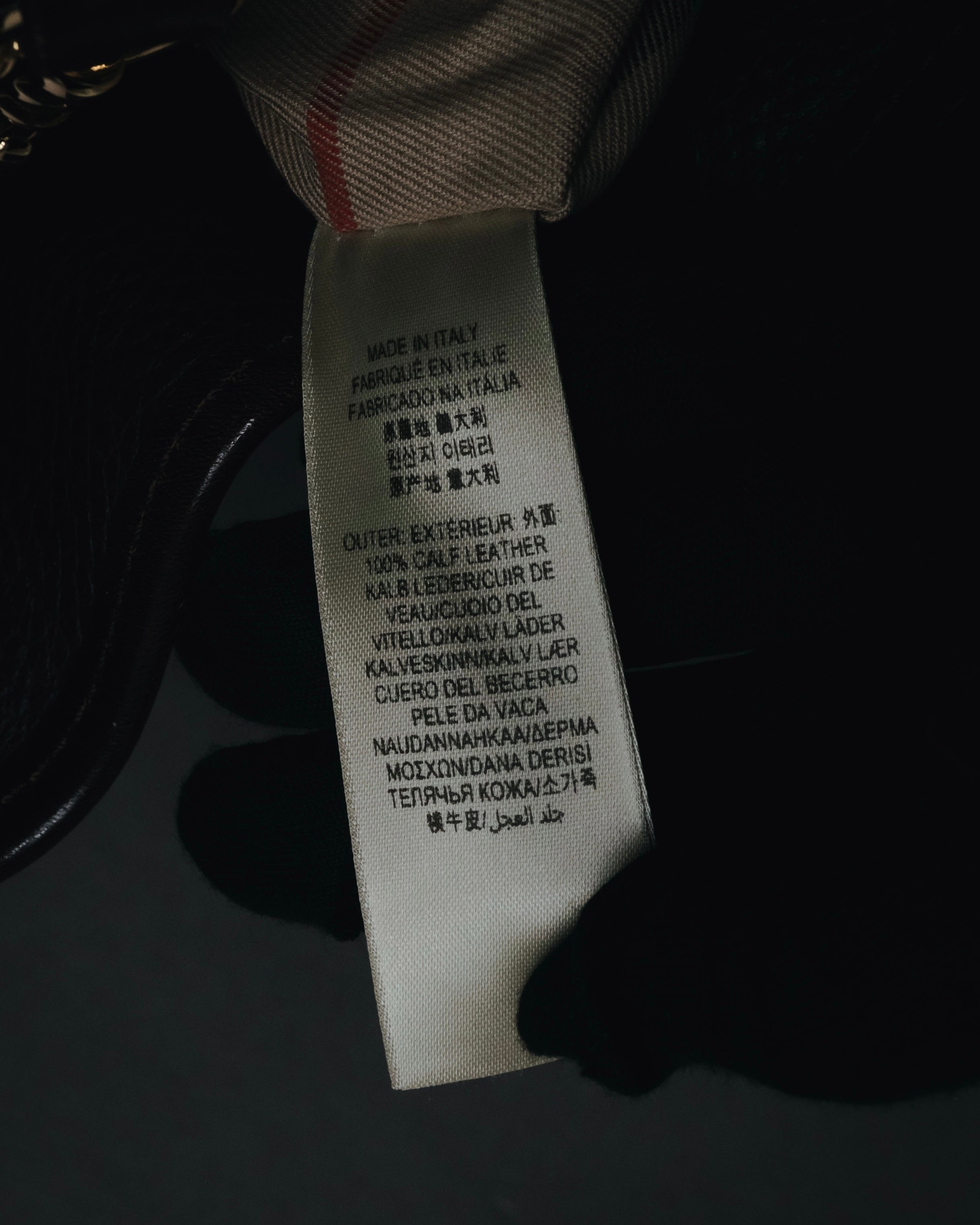 "BURBERRY" 09’s-18’s Leather bucket house check lining bag