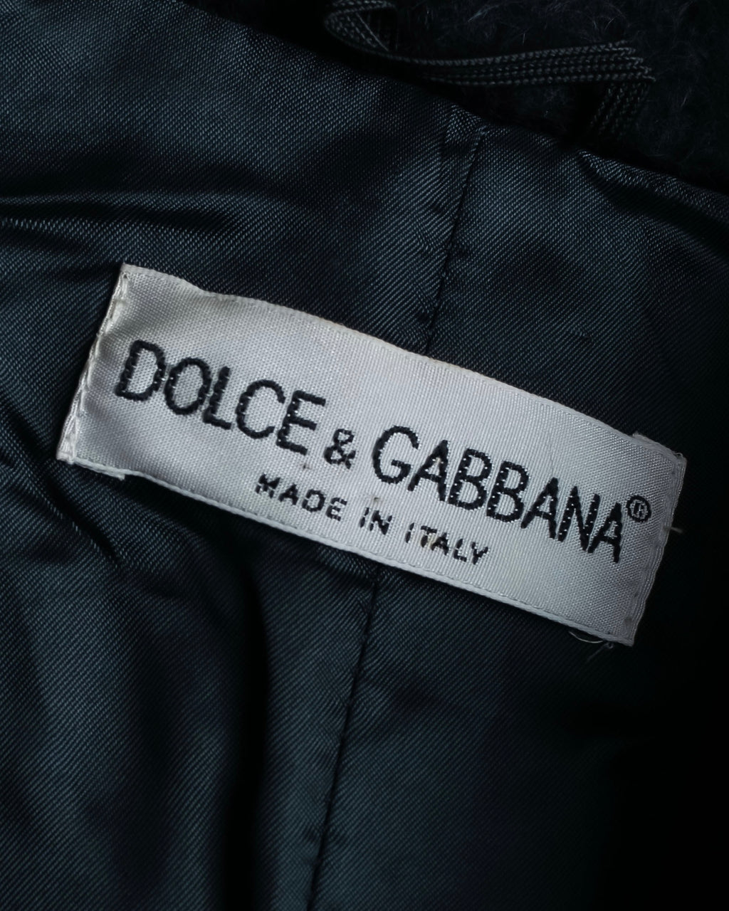 "DOLCE & GABBANA" Lightly brushed shaped tailored jacket