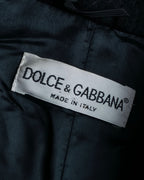 "DOLCE & GABBANA" Lightly brushed shaped tailored jacket