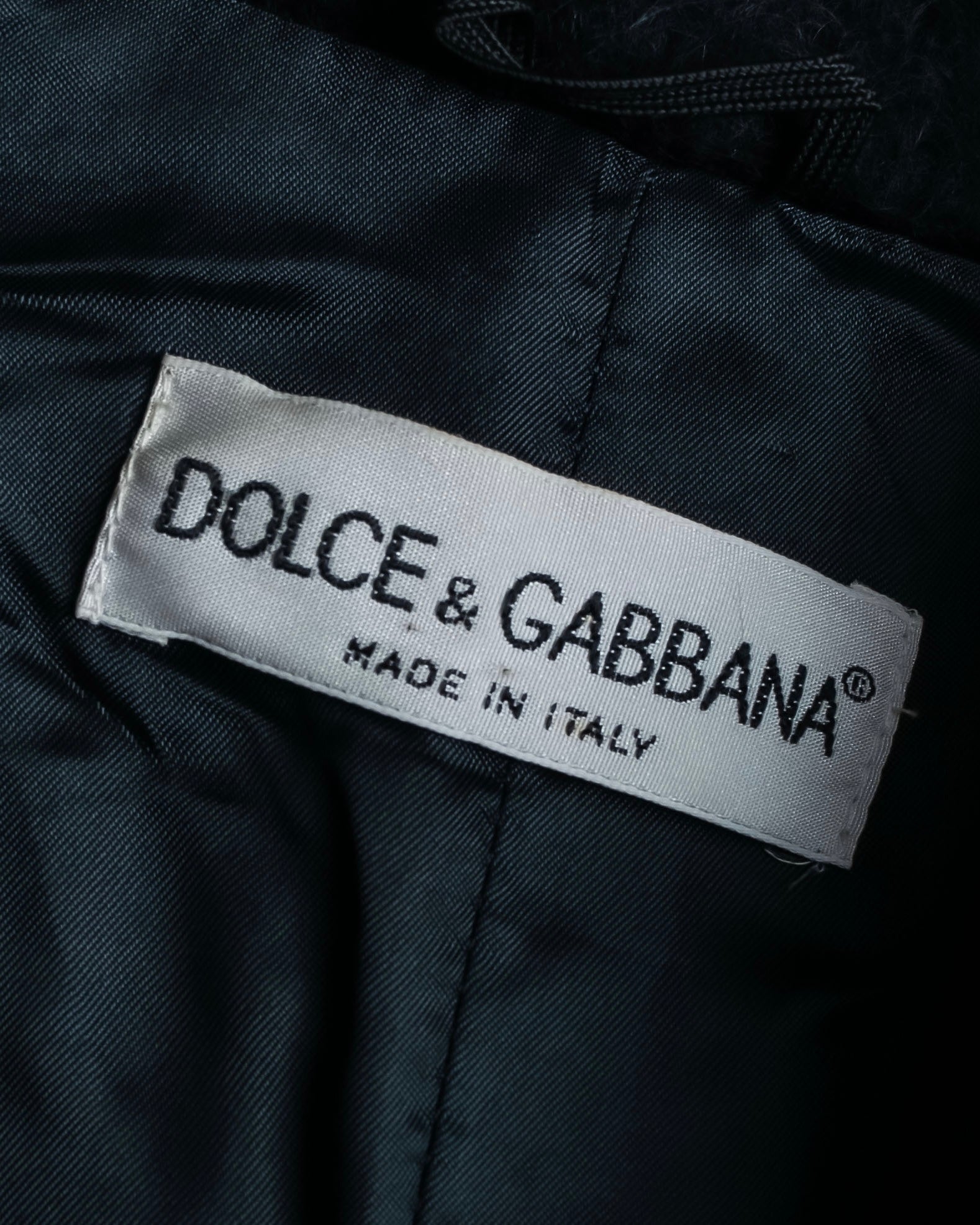 "DOLCE & GABBANA" Lightly brushed shaped tailored jacket
