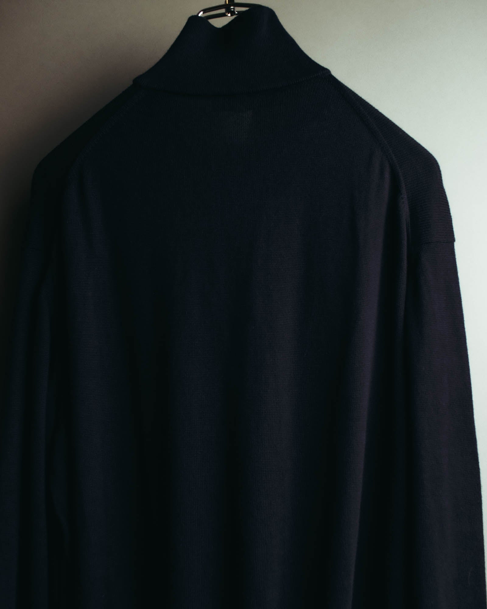 "Loro Piana" 00's-10's Refined cotton half-zip sweater