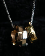 "GUCCI" Link to Love collection silver necklace