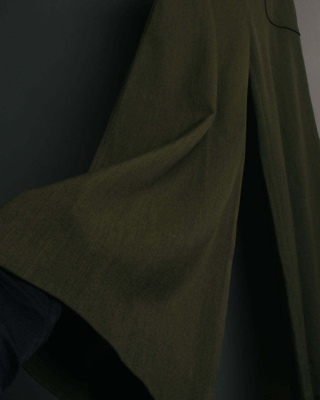 -SPECIAL- “Christian Dior” 2001 Galliano era olive wide safari trousers