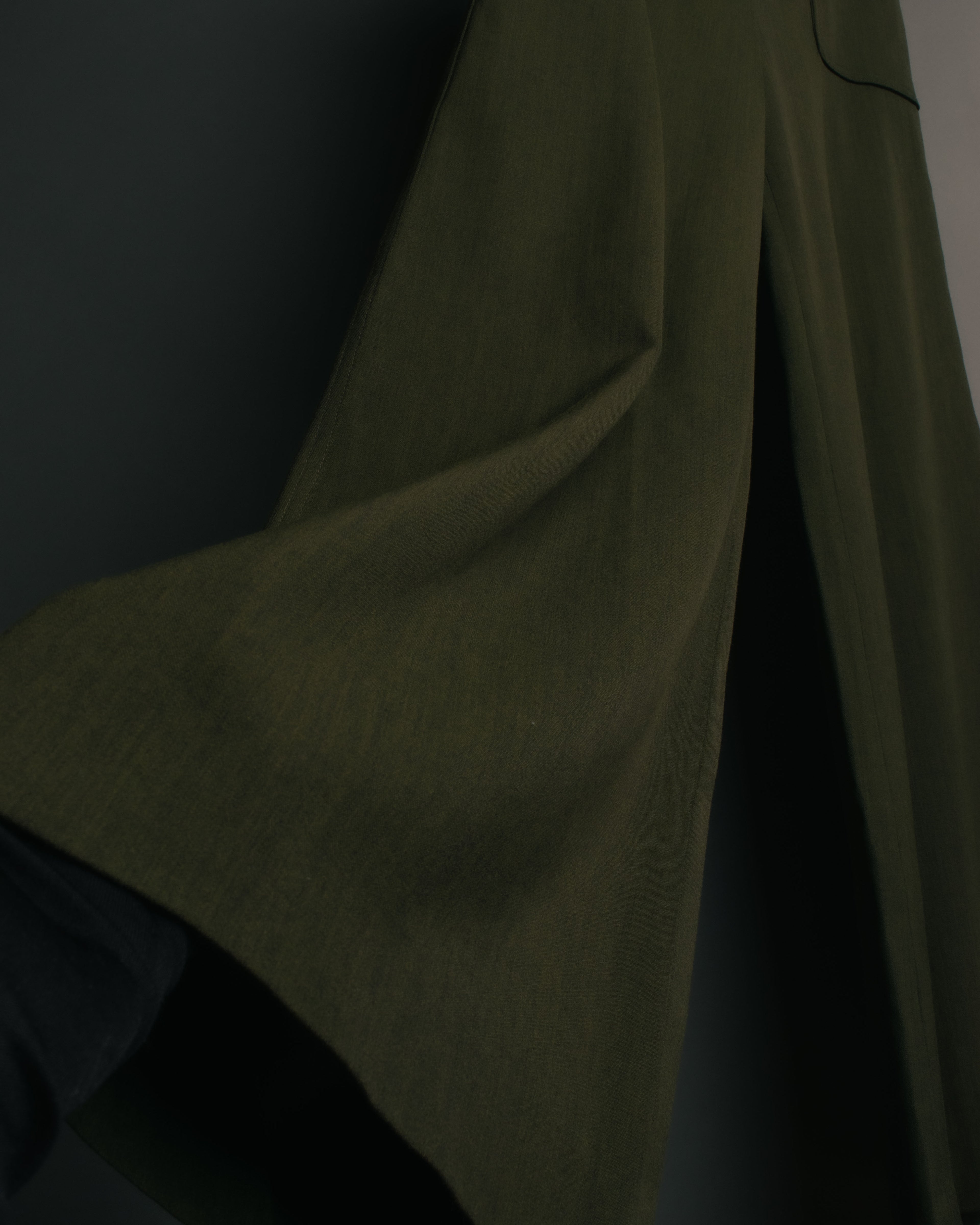-SPECIAL- “Christian Dior” 2001 Galliano era olive wide safari trousers