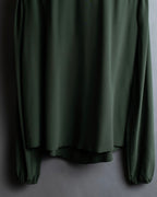 "GUCCI" Tab design bowtie blouse