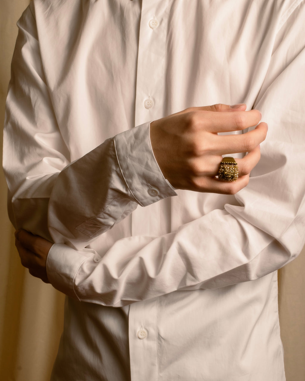 "DIOR HOMME" 00's Edith Slimane design sophisticated white shirt