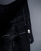 "YVES SAINT LAURENT" Strongly tailored shaped wool set up