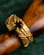 "Christian Lacroix" Sculptural detail gold bracelet