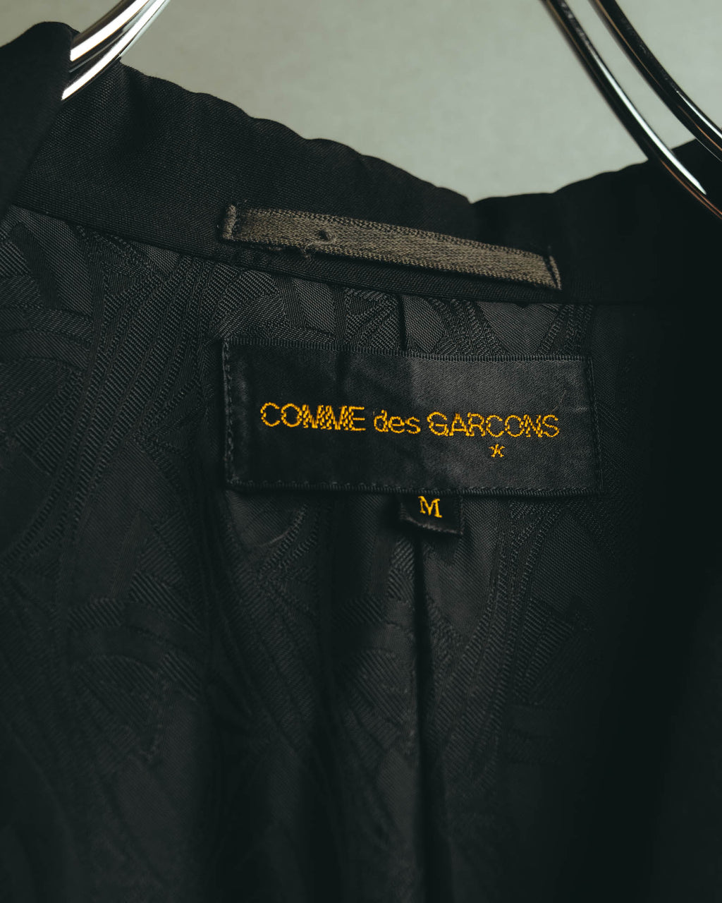 “COMME des GARCONS” 90’s black tailored long coat