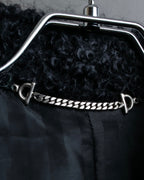 "GUCCI" Compact pattern bouclé wool jacket