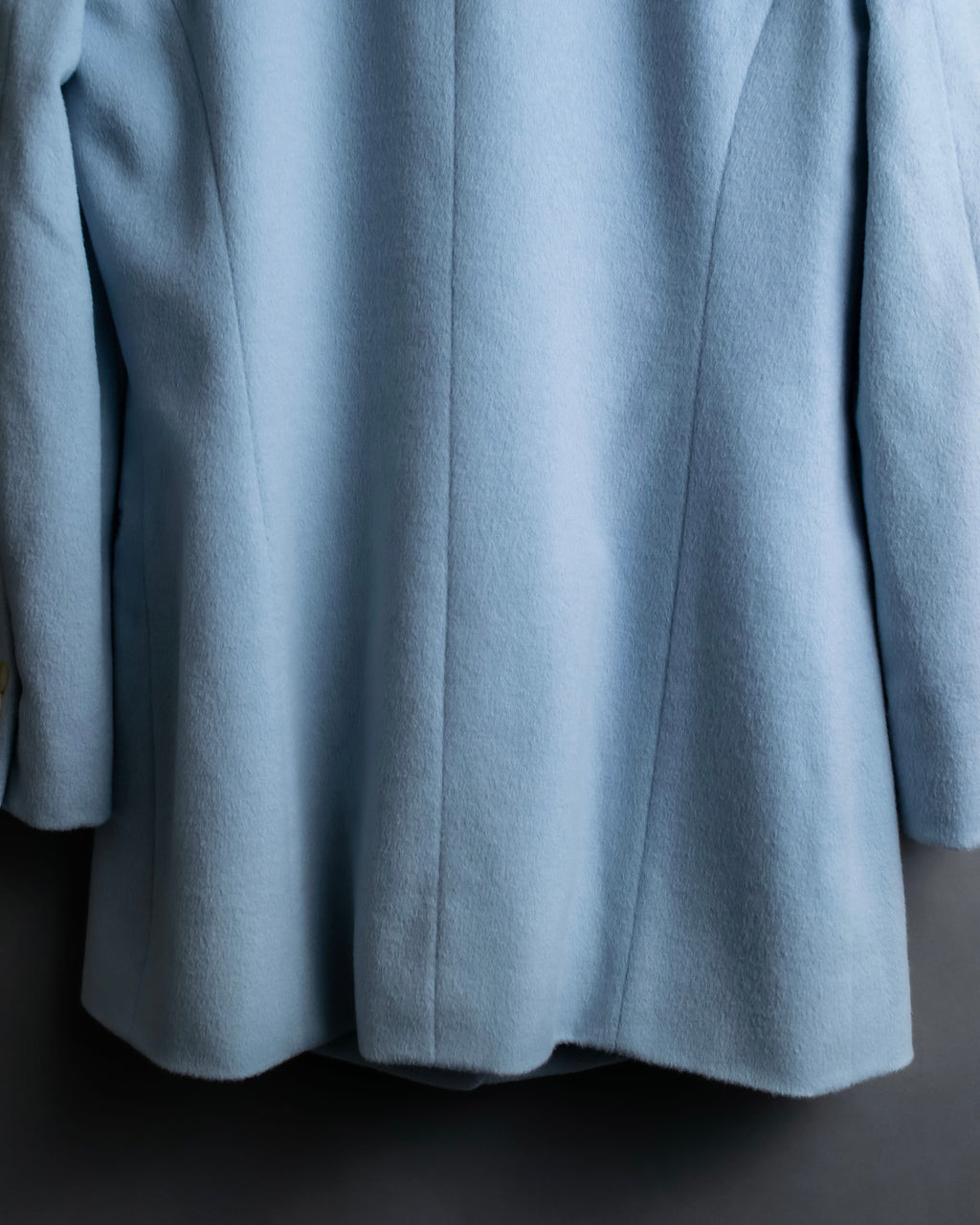 “CELINE “ beautiful shaped sky blue tailored jacket