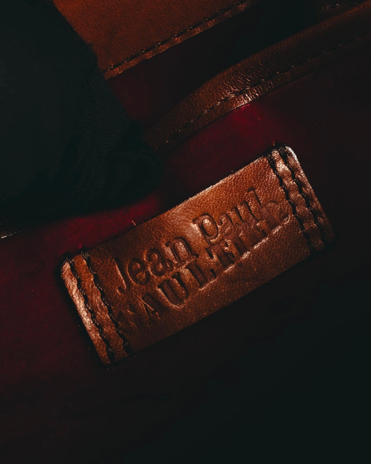 "Jean Paul Gaultier" 90's-00's Structured leather shoulder bag