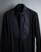"FENDI" Pick stitch design fly front shirt