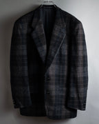 “COMME des GARÇONS HOMME”
88AW Boxy plaid tailored jacket