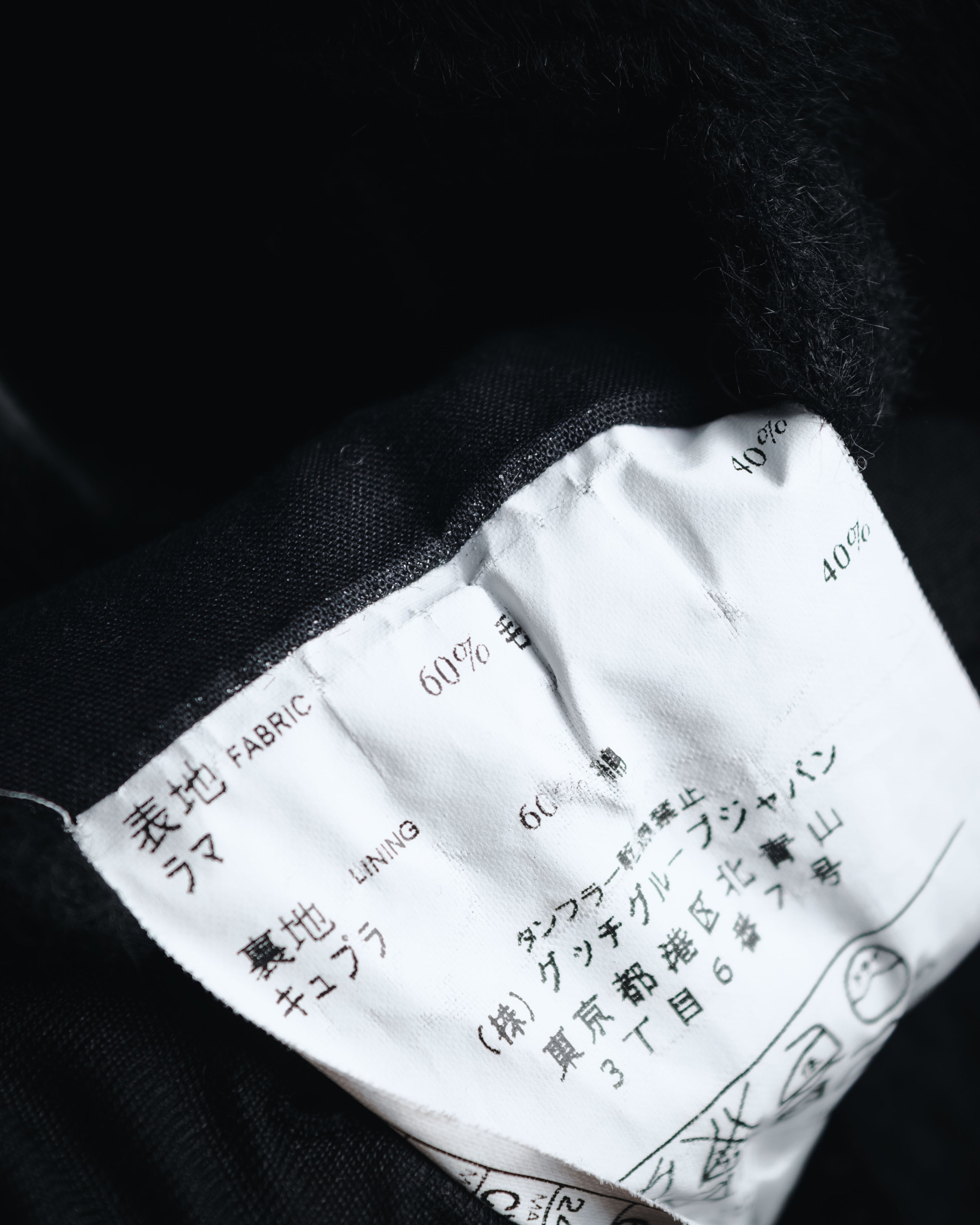 –SPECIAL– "GUCCI" 09-12’s Classically tailored llama-blend Chesterfield coat