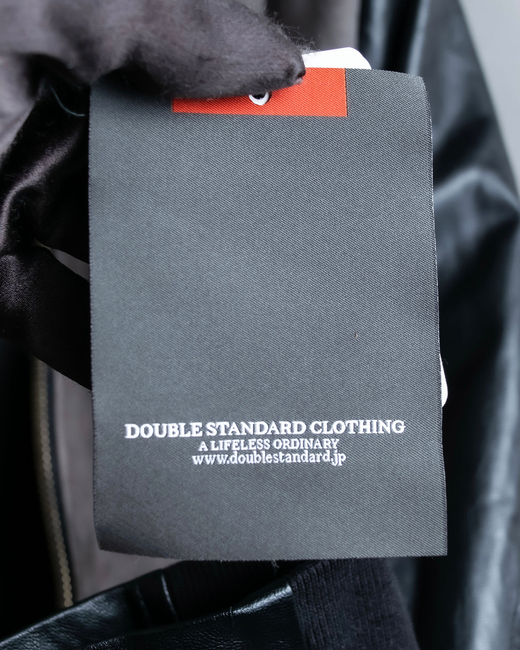 “DOUBLE STANDARD CLOTHING” Designed sleeve hooded middle coat
