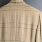 "Christian Dior" Glen check pattern beautiful shape tailored jacket