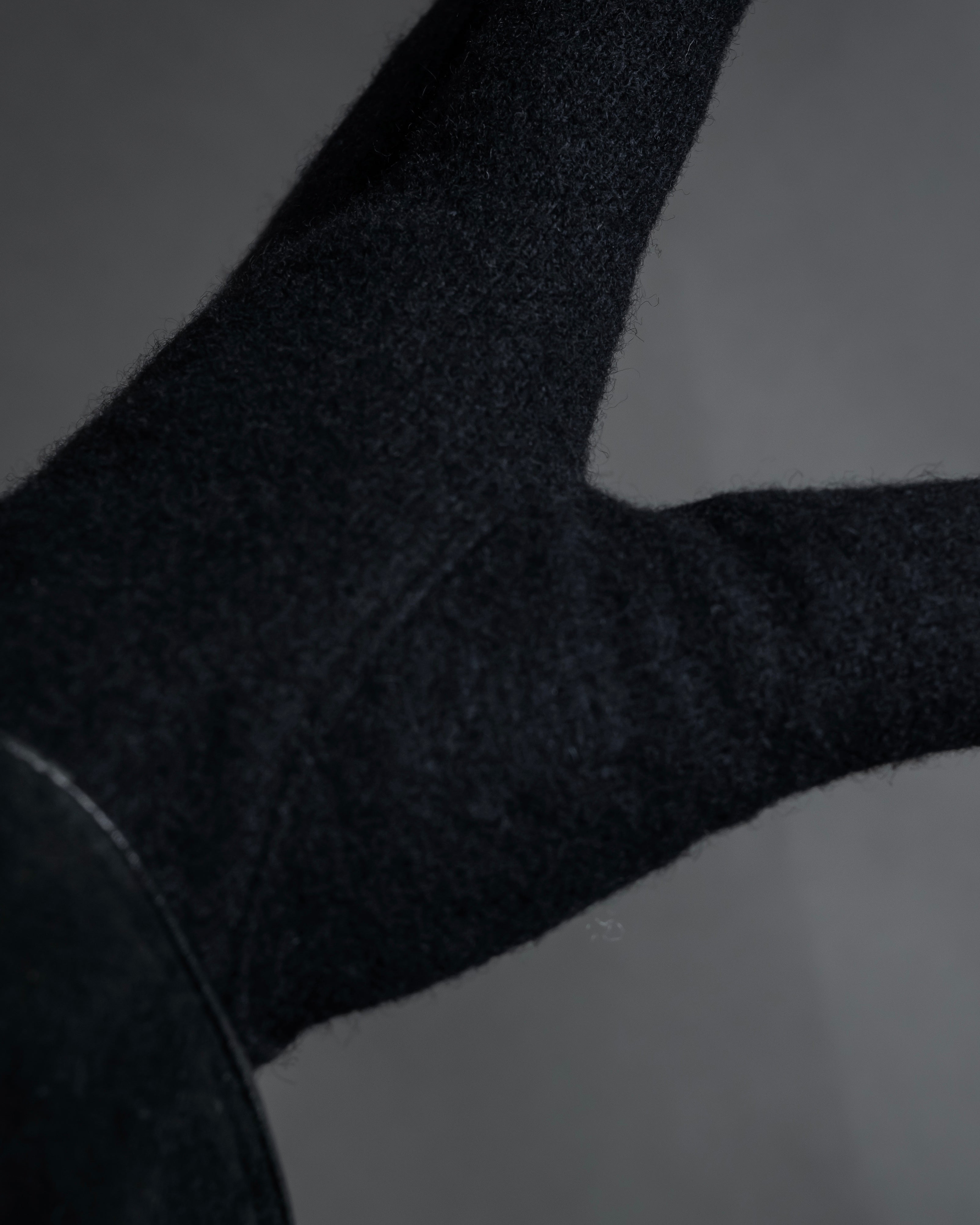 "Christian Dior" Wool and suede cuff gloves