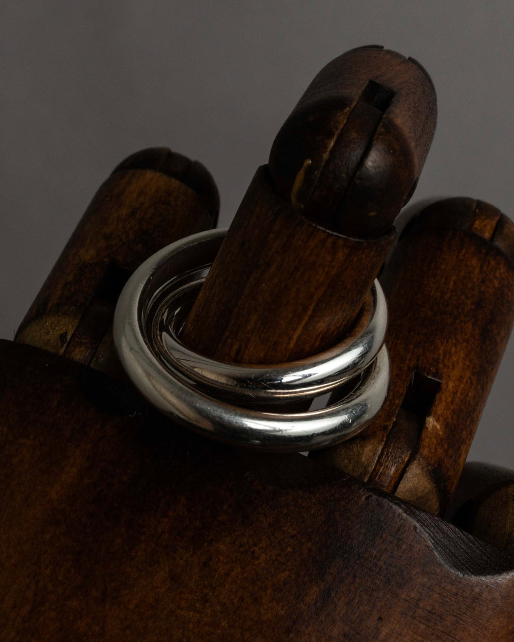 "HERMES" Vertige polished silver 925 ring