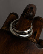 "HERMES" Vertige polished silver 925 ring