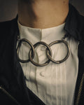 -SPECIAL- “Jean Paul Gaultier” 90’s-00’s sculptural metal ring necklace