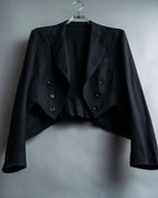 “Y’s” White lining sleeves short jacket