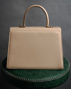 “Salvatore Ferragamo” 1990’s-00’s Gancini top handle bag
