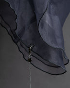 "LIMI feu " Chain docking organza bucket hat