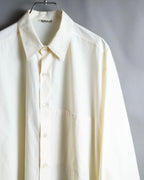 "AURALEE" Oversized, high quality cotton shirt