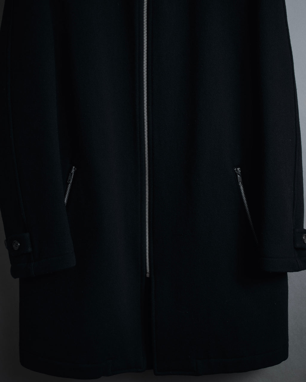 "COMME des GARÇONS HOMME"
96AW Thick wool zip-up coat