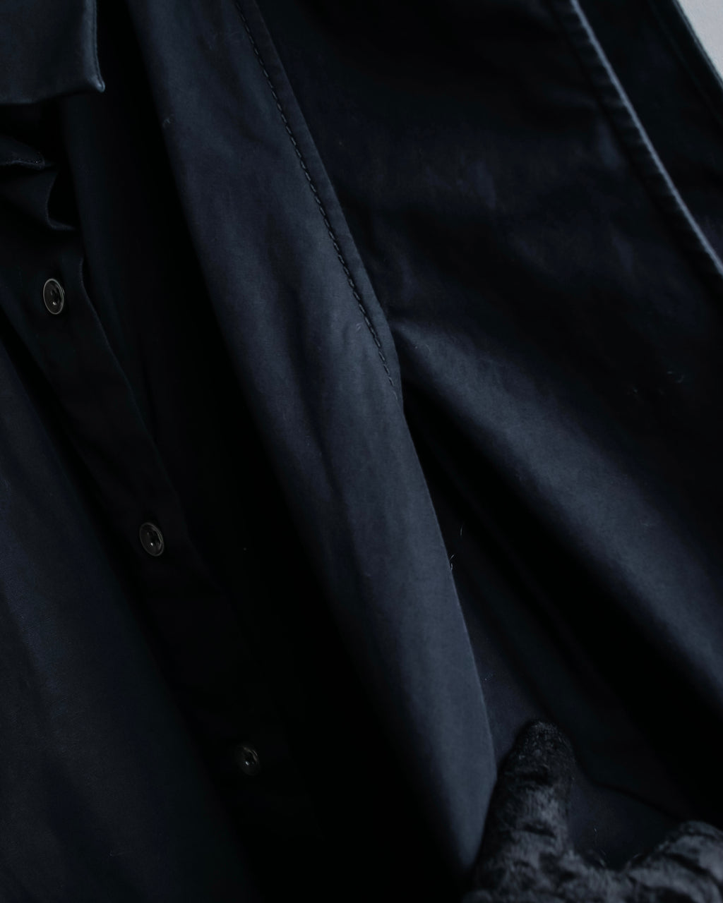 "MAISON MARGIELA" 13SS Panel design sleeveless black shirt