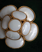 “VETEMENTS” 2017-2021 Archive-referenced mother of pearl flower brooch