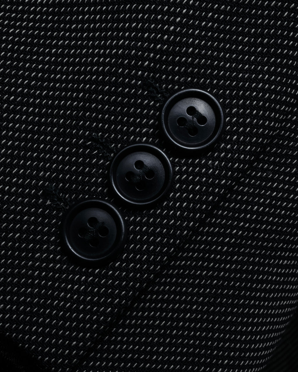 "Max Mara" 90’s-00’s Minimal fly-front stretch sten collar jacket