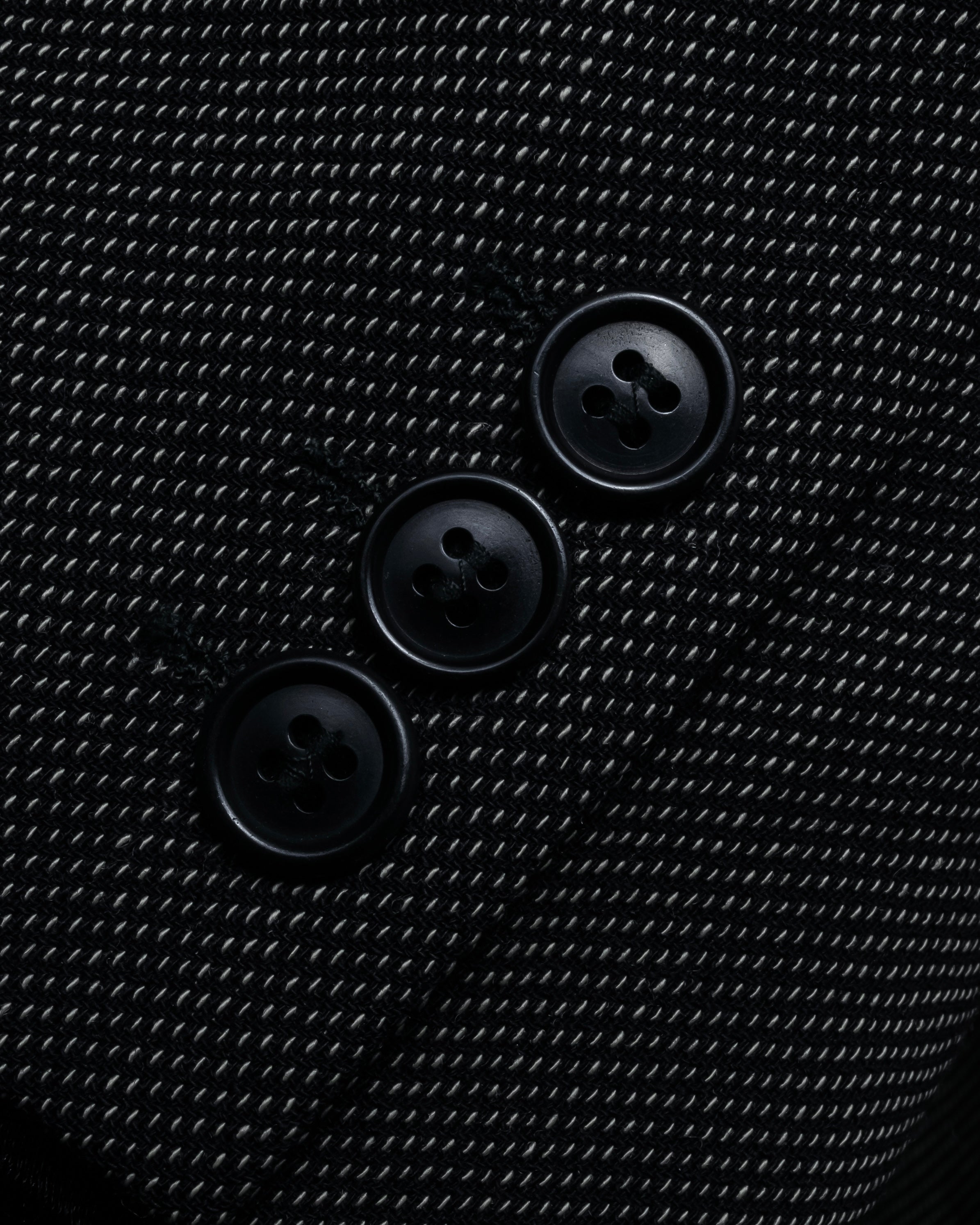 "Max Mara" 90’s-00’s Minimal fly-front stretch sten collar jacket