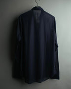 “Dior Homme” 00’s Sheer cotton concealed placket shirt