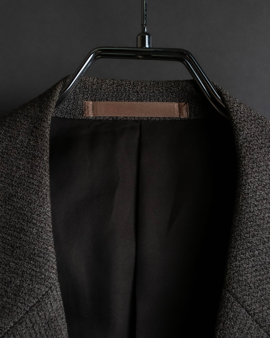 "Vintage heathered wool tailored jacket"