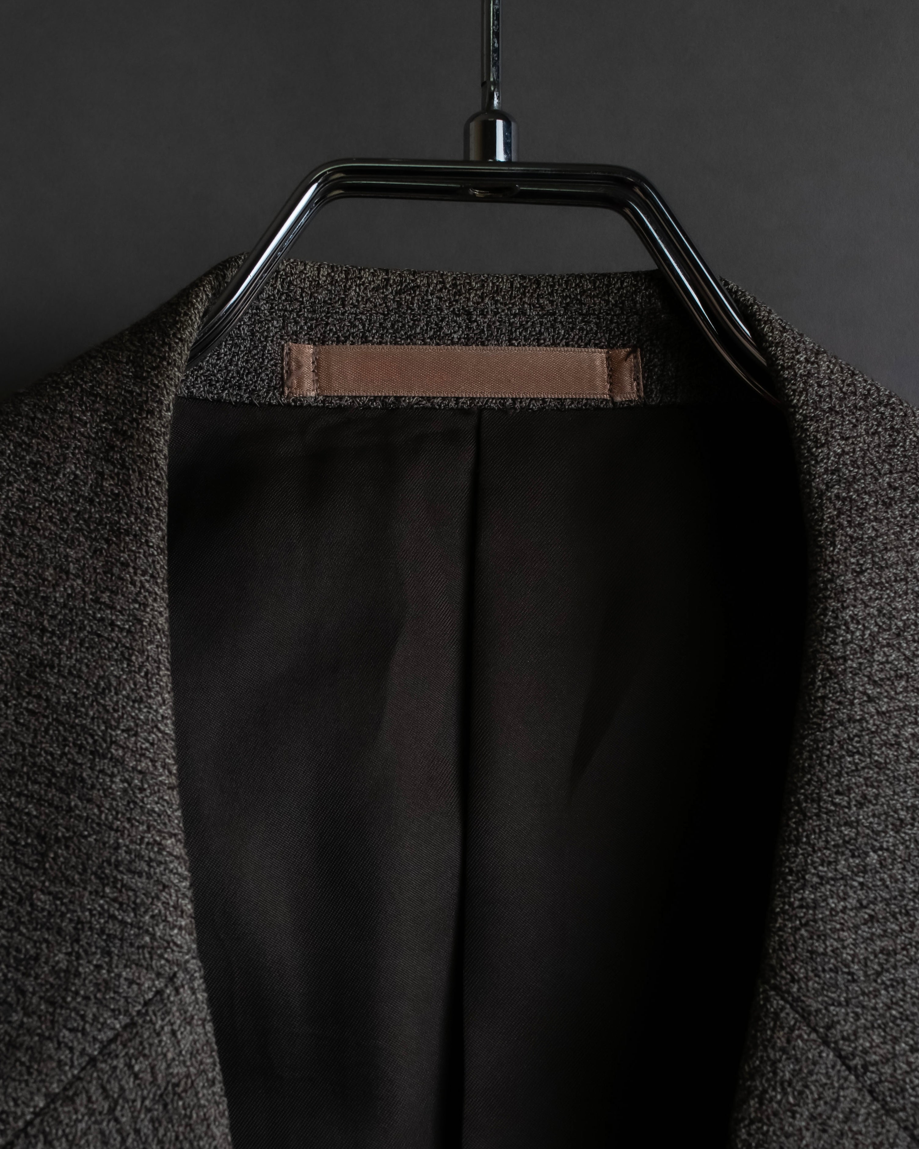 "Vintage heathered wool tailored jacket"