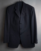 “ARMANI COLLEZIONI” 00’s Pinstriped three button suit set