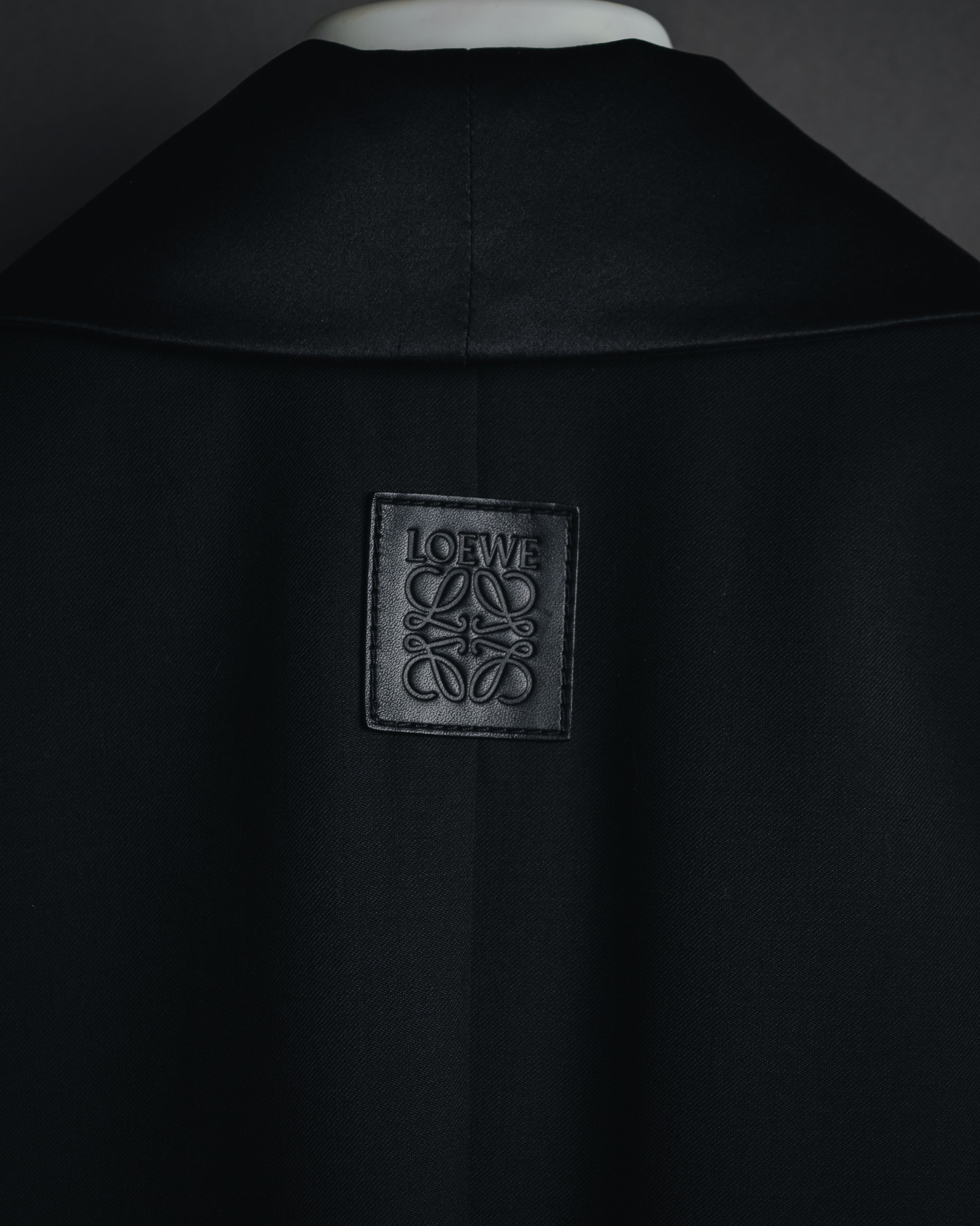 –SPECIAL– "LOEWE"2010’s-20’s wrap-front shawl collar tuxedo jacket