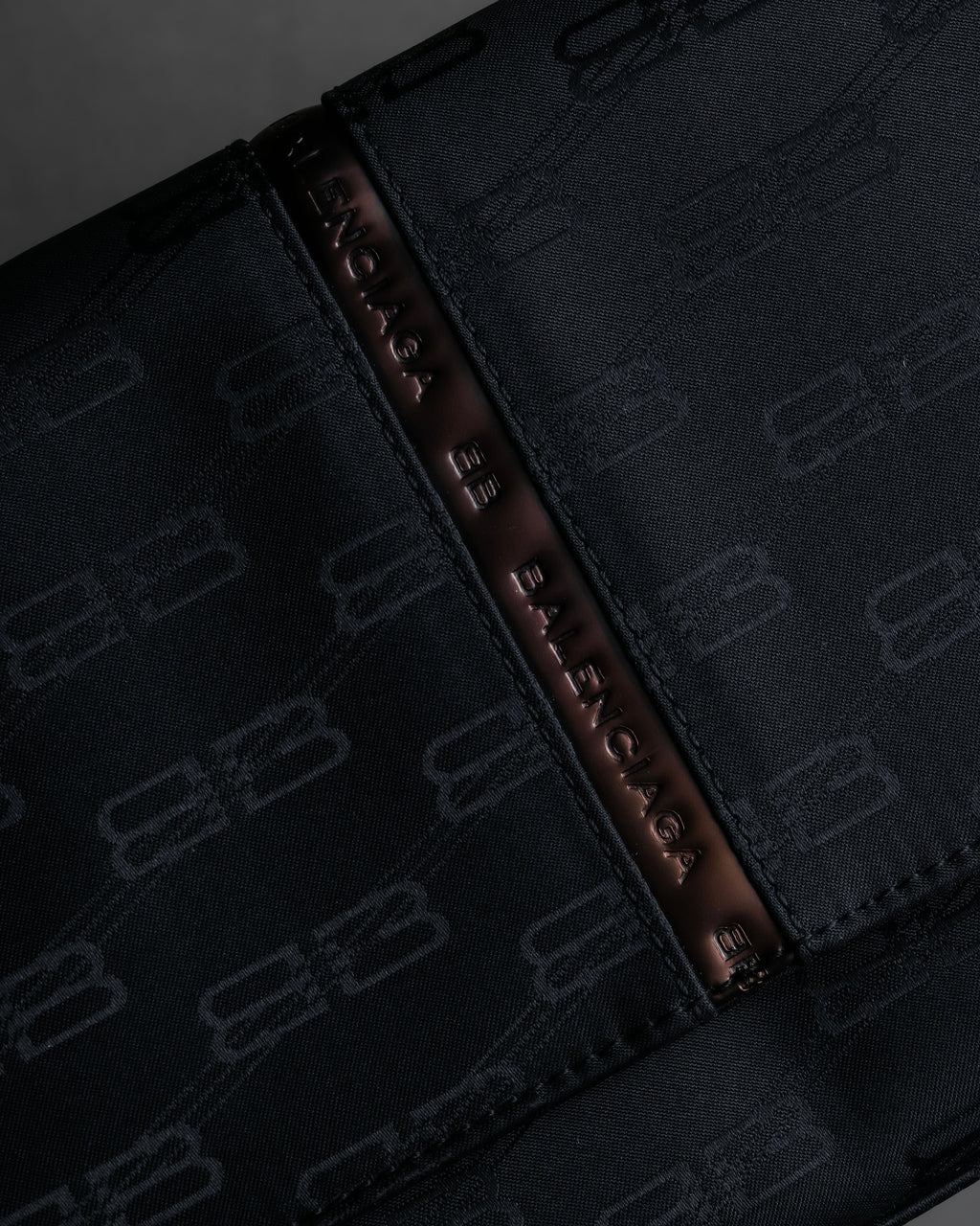 "BALENCIAGA" BB monogram jacquard shoulder bag