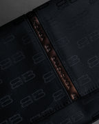 "BALENCIAGA" BB monogram jacquard shoulder bag