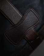 "BALENCIAGA" Circle lock design leather doctor bag