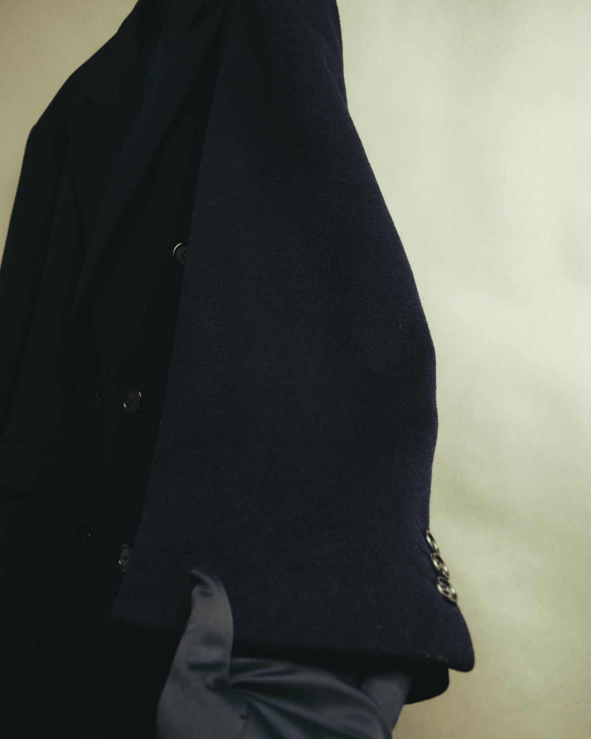 “Burberrys” 80’s-90’s Oversized double-breasted cashmere chester coat