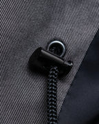 “DOUBLE STANDARD CLOTHING” Designed sleeve hooded middle coat